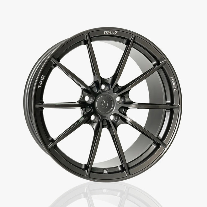 Titan 7 T-P10 18x9.5 +45 5x120 64.1 Advanced Dark Gunmetal -TP101895045512064DG-ACURA