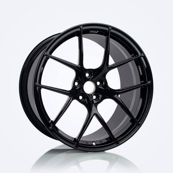 Titan 7 T-S5 21x11.5 +55 5x130 71.6 Wicked Black- Taycan -TS502111555513071WB-AUDI