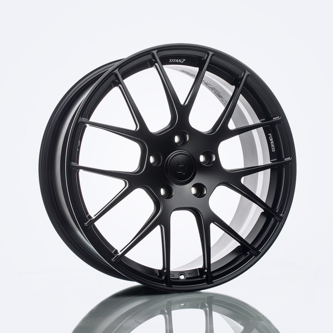 Titan 7 T-S7 20x8.5 +55 5x130 71.6 Machine Black -TS702085055513071MB