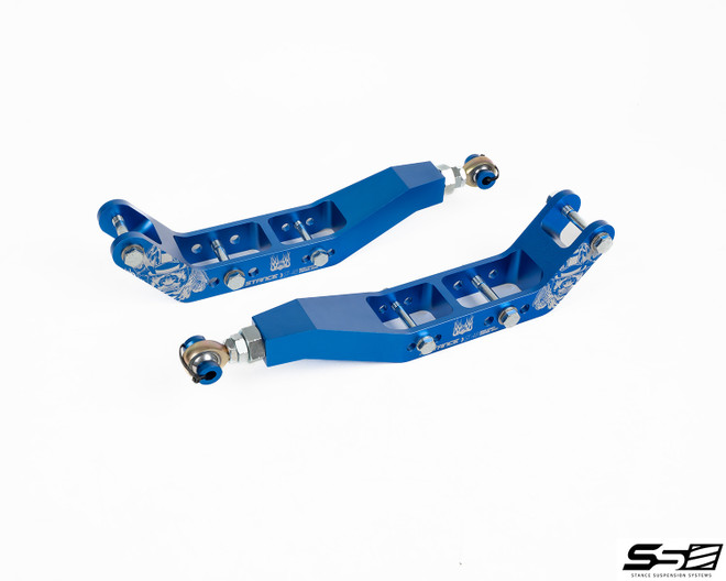 *Clearance* *Scratch & Dent* STANCE SUSPENSION FR-S/BRZ/WRX/STi /GR86 Rear Lower Control Arms V2.0 60MM Drop – Blue
