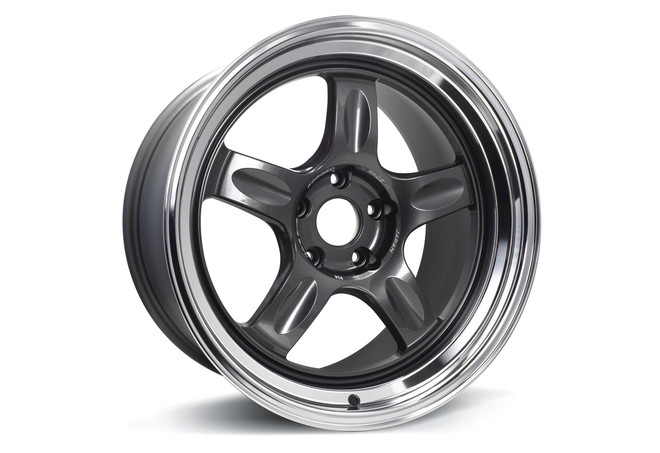 Volk Racing 21C 18X9.5 +00 5-114.3 DARK GUNMETAL / RIM DC