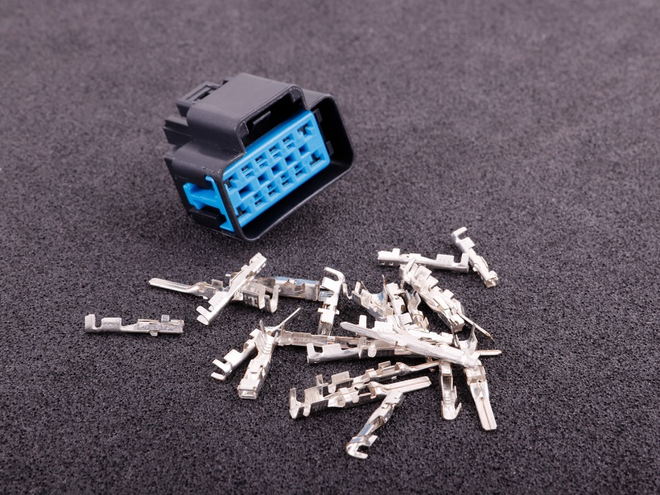 MaxxECU - Connector 12-way socket housing GT150 (fits MaxxECU harness)