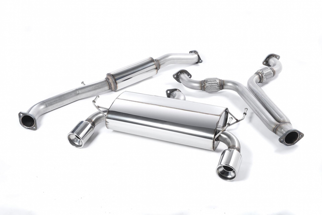 Milltek - 350Z/Z33 (2003-2009) cat back Dual tip exhaust (Polish tip)