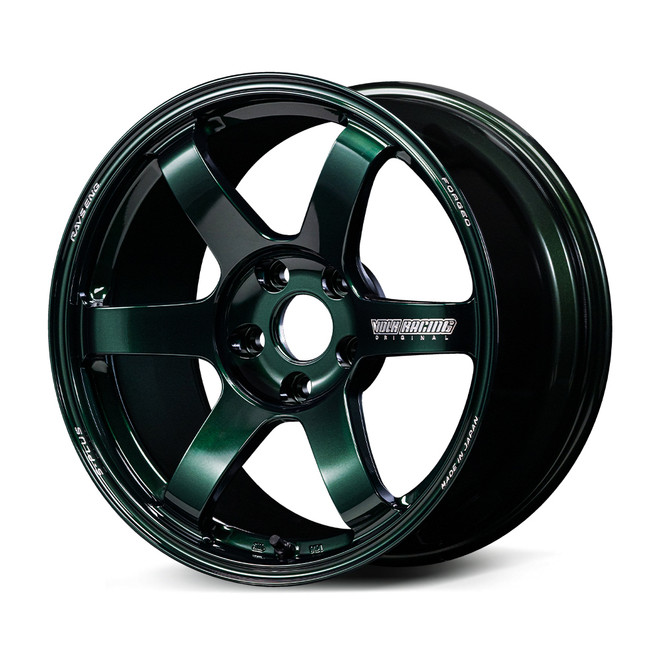 TE37 SAGA S-PLUS 18X9.0 +27 5-112 RACING GREEN