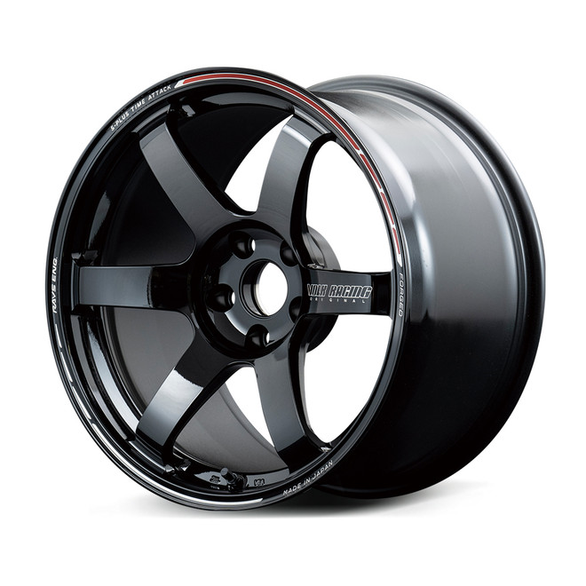 TE37 SAGA S-PLUS TIME ATTACK 18X9.5 +39 5-114.3 BLACK/REDOT