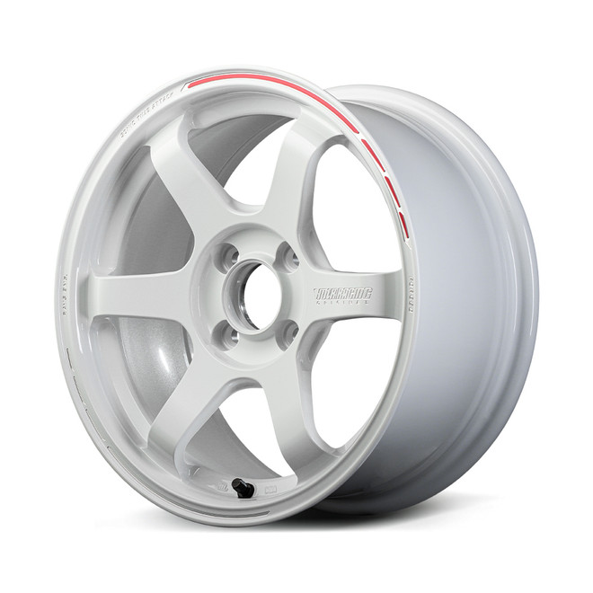 TE37 SONIC TIME ATTACK 16x6.5 +46 4-100 DASH WHITE / REDOT