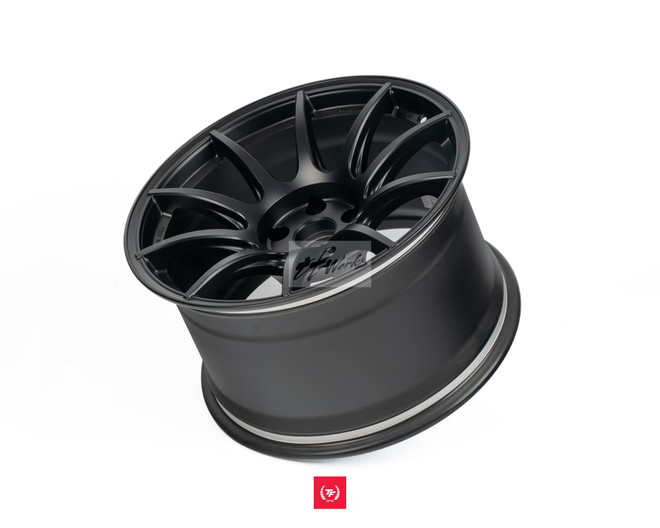 Work MCO 18x10.5+12 5x114.3 - Matte Black