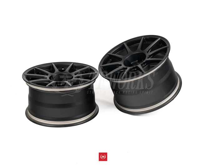 Work MCO 17x9+15 / 17x10+25 5x114.3 - Matte Black  * Rare *