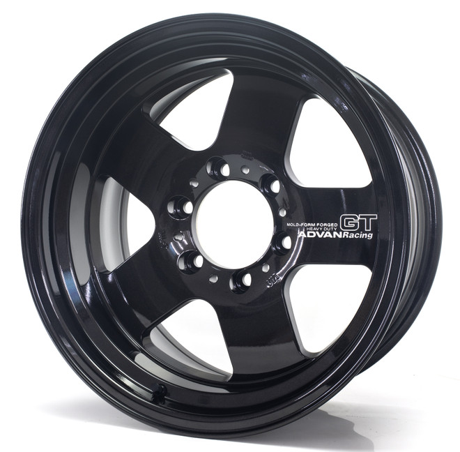 GT HEAVY DUTY 17X8.5 -10 6-139.7 RACING TITANIUM BLACK
