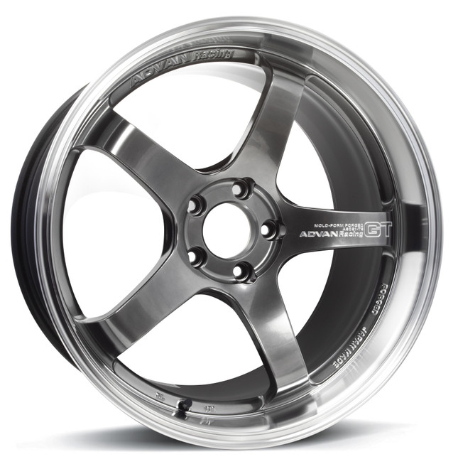 GT PV 19X10.5 +25 5-114.3 MACHINING & HYPER PLATINUM BLACK