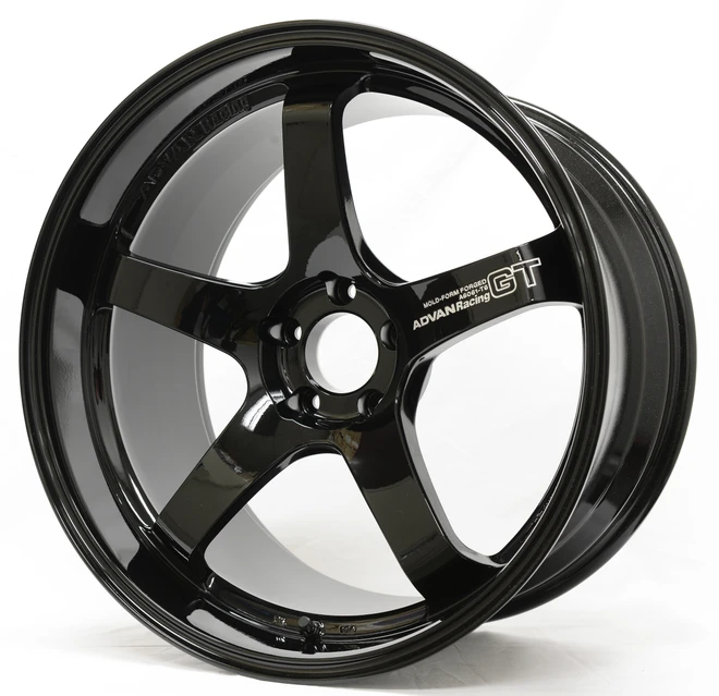 GT PV 21X10.5 +24 5-114.3 RACING GLOSS BLACK