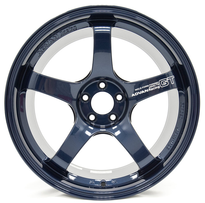GT PV 21X12.0 +20 5-114.3 RACING TITANIUM BLUE & RING