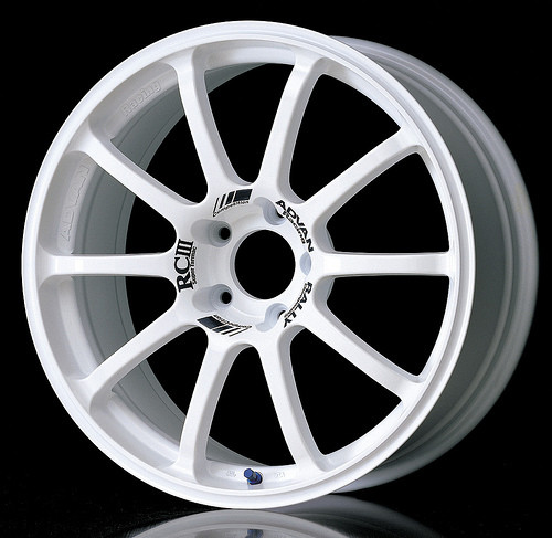 RC-4 15X6.5 +38 4-100 RALLY WHITE