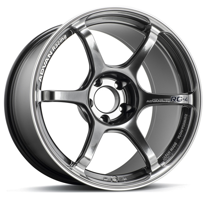 RG-4 17X8.0 +37 5-114.3 RACING HYPER BLACK & RING