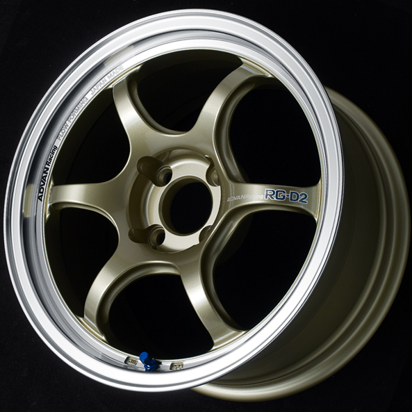 RG-D2 17X7.5 +48 5-114.3 MACHINING & CHAMPAGNE GOLD