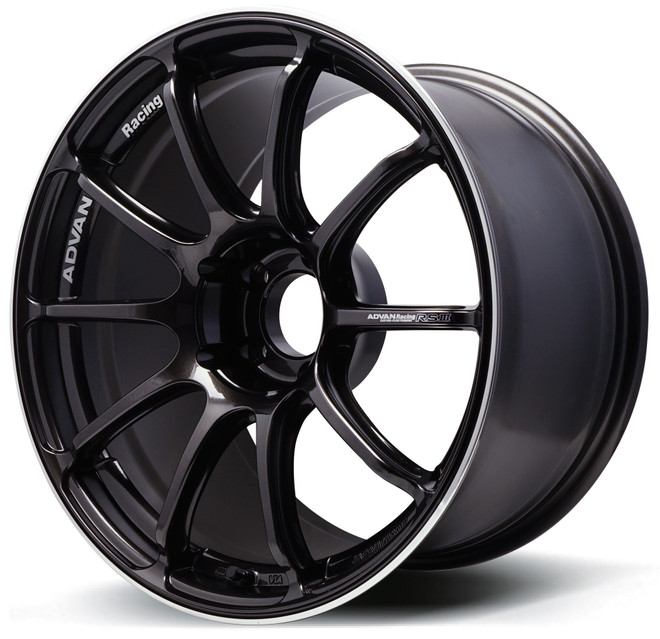 RSIII 18X9.0 +25 5-114.3 BLACK GUNMETALLIC & RING