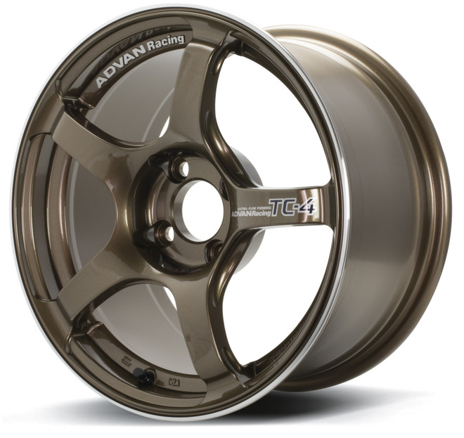 TC4 15X6.0 +45 4-100 UMBER BRONZE METALLIC & RING