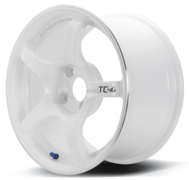 TC4 16X8.0 +35 5-114.3 RACING WHITE METALLIC & RING