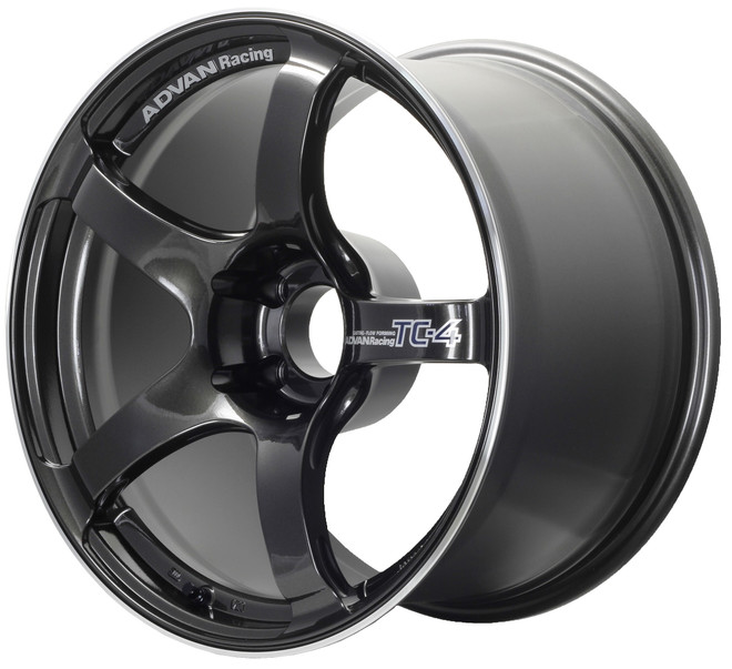TC4 18X9.0 +25 5-114.3 BLACK GUNMETALLIC & RING