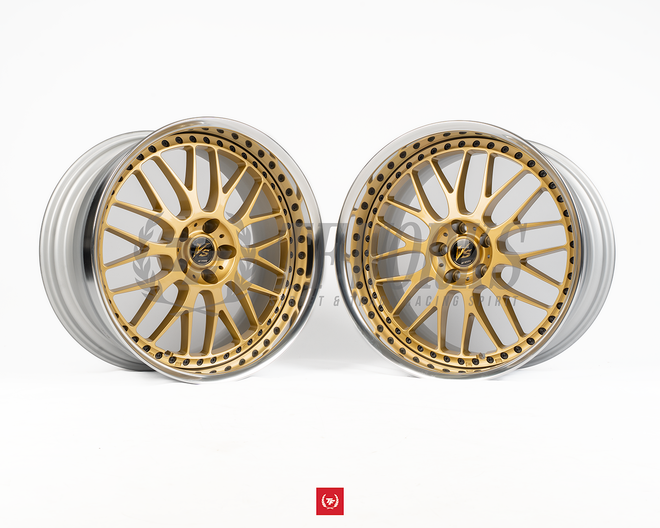 Work VS-XX 20x10+5 / 20x11+11 5x112 - Gold ( G8X Fitment ) 