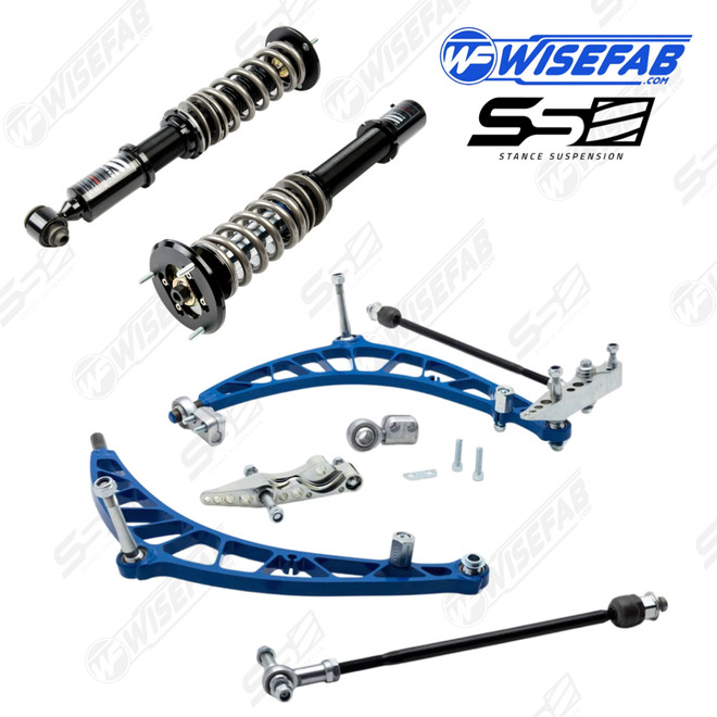 STANCE / WiseFab - BMW E36 Front Narrow Drift Angle Lock Kit XR1 Combo