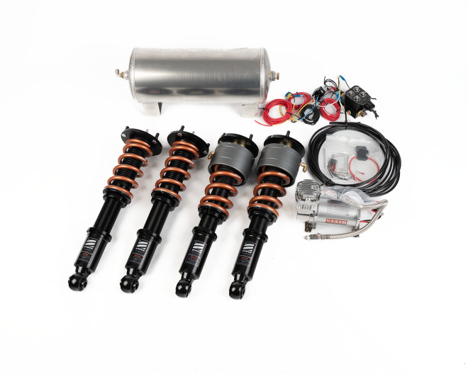 STANCE Suspension XR1 Air Cup System Package - Nissan 370Z Z34