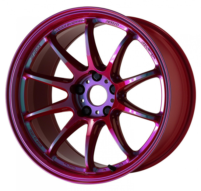 WORK EMOTION ZR10 18x9.5 +30 5x114.3 Asterism Red