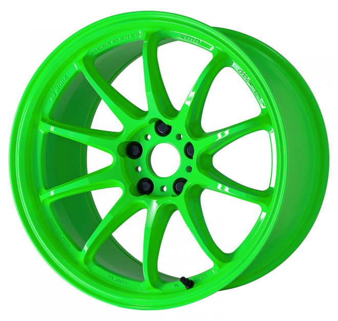 WORK EMOTION ZR10 17x8.0 +47 5x100 Energy Lime Green