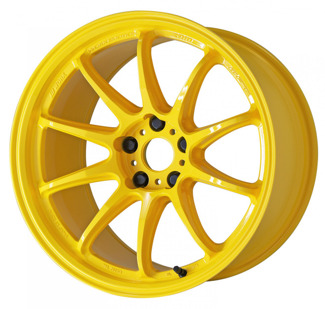 WORK EMOTION ZR10 19x9.5 +38 5x114.3 Hornet Yellow