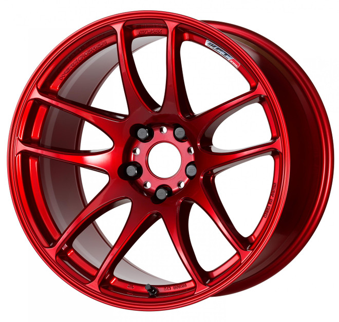 WORK EMOTION CR Kiwami 18 x 9.5 +12 5x114.3 Candy Red