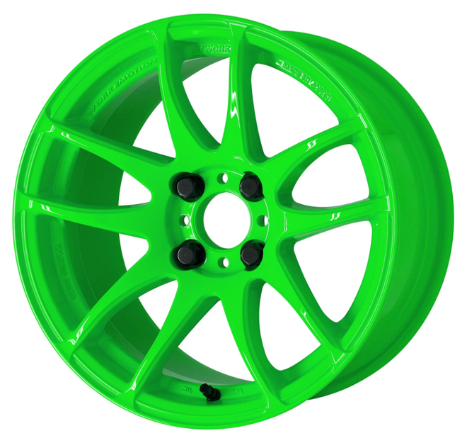 WORK EMOTION CR Kiwami 16 x 6.5 +42 4x100 Energy Lime Green