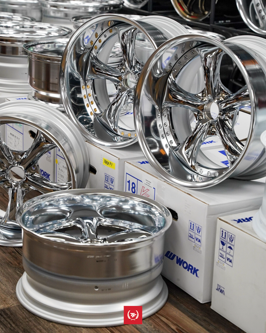 Work VS-KF# Chrome 18x9.5-29 / 18x10.5-17 5x114.3 