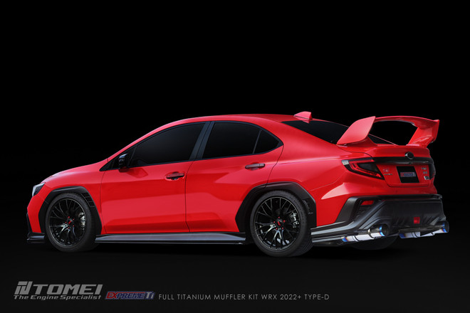 TOMEI FULL TITANIUM MUFFLER EXPREME Ti WRX 2022+ TYPE-D (DUAL)