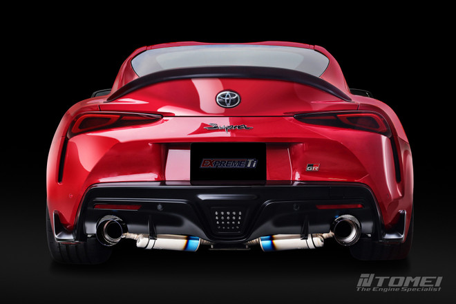 TOMEI FULL TITANIUM MUFFLER EXPREME Ti GR SUPRA TYPE-D (DUAL)