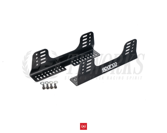 Sparco Steel Adjustable Racing Side Mount Seat Brackets - FIA Approved