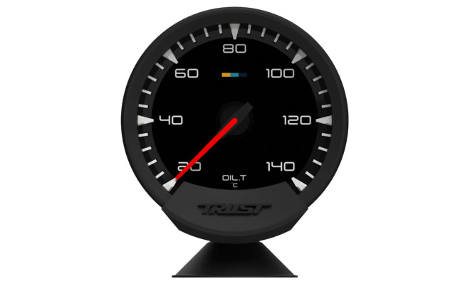 GReddy Sirius Meter - Oil Temp 20/140 (Deg.C) 74mm Analog Gauge (w/Oil Temp Sensor & Harness Set)