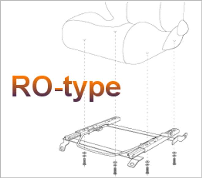 BRIDE RO-Type Seat Rails Nissan 300ZX Z32