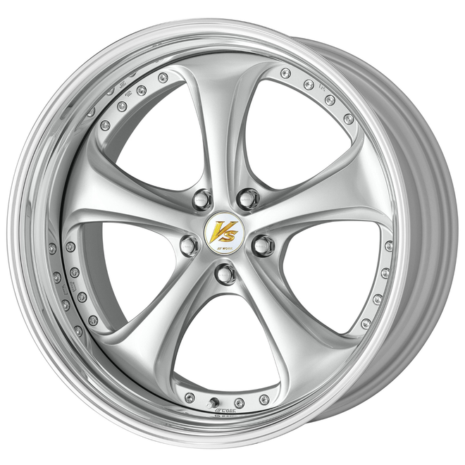 WORK VS-KF # 20x8.0 +34 5x114.3 Light Gray Silver (O Disk) (Step Rim)