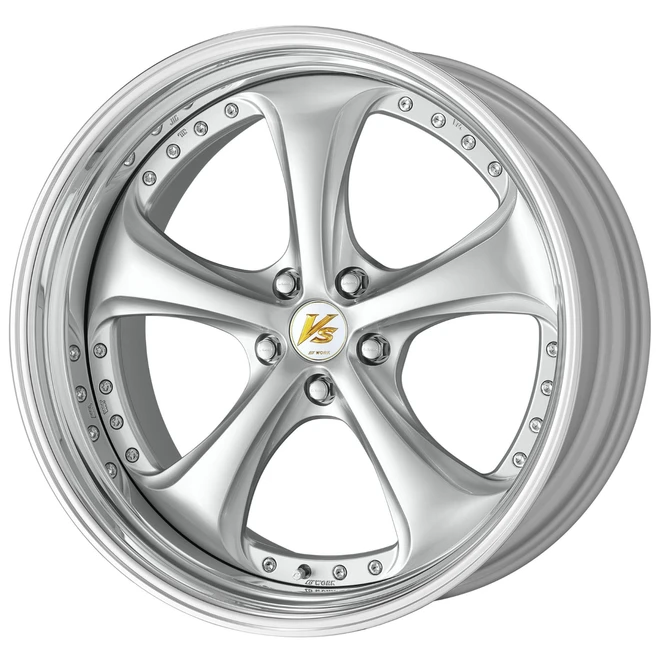 WORK VS-KF # 20x10.5 +40 5x114.3 Light Gray Silver (O Disk) (Step Rim)
