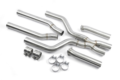 Dinan 2024+ BMW X5M/X6M High Flow X-Pipe Exhaust System - 3.25in