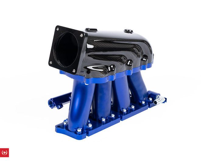 4TH SALE - TF-Works Kswap Carbon Fiber Intake Manifold - Blue