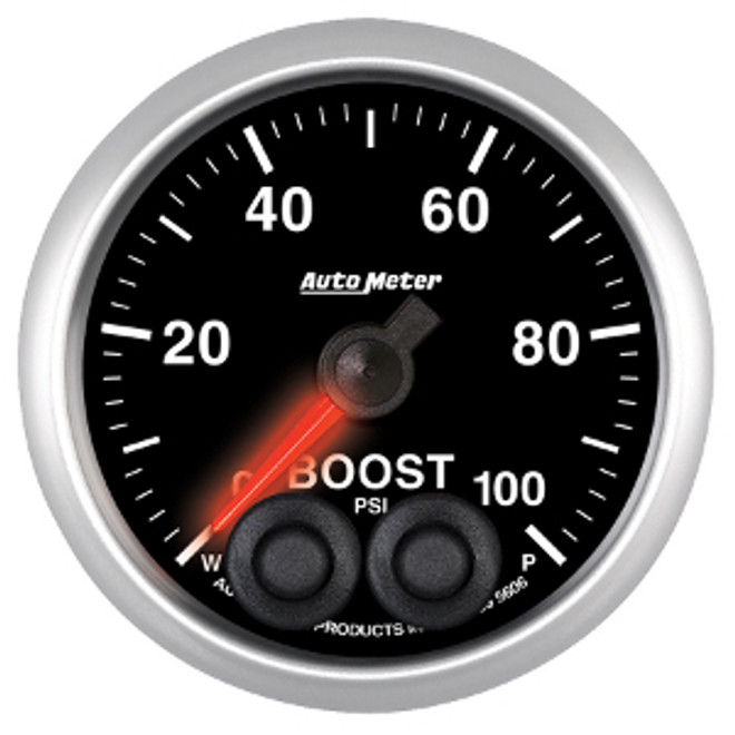 Auto Meter Elite Boost Gauge 52mm 0-100 PSI