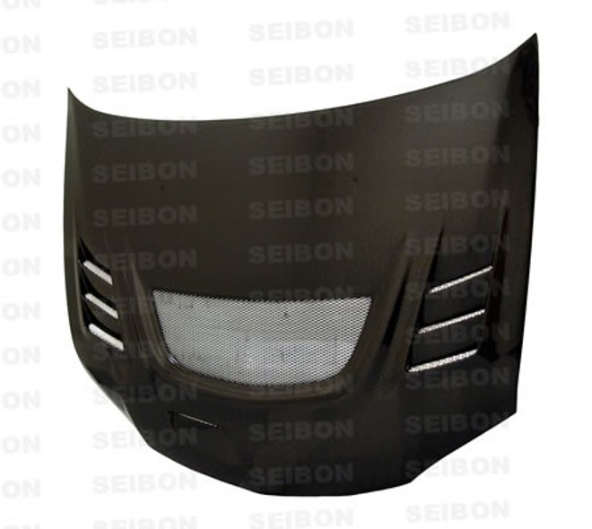 Seibon CW-style carbon fiber hood for 2003-2007 Mitsubishi Lancer EVO