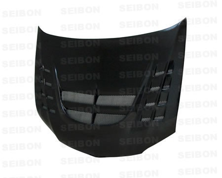 Seibon CWII-style carbon fiber hood for 2003-2007 Mitsubishi Lancer EVO
