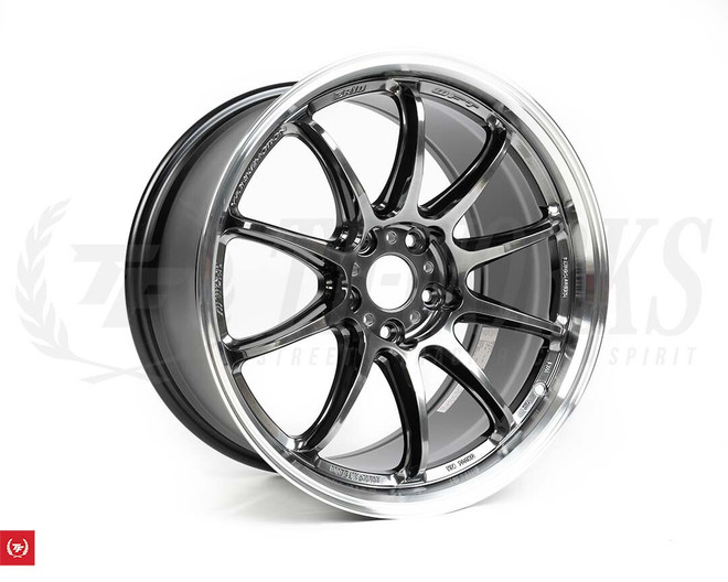 WORK EMOTION ZR10 18x9.5 +38 5x114.3 Glim Black Diamond Cut Rim