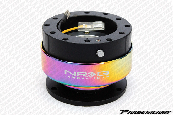 NRG Quick Release Gen 2.0 (Black Body w/ Neochrome Ring)