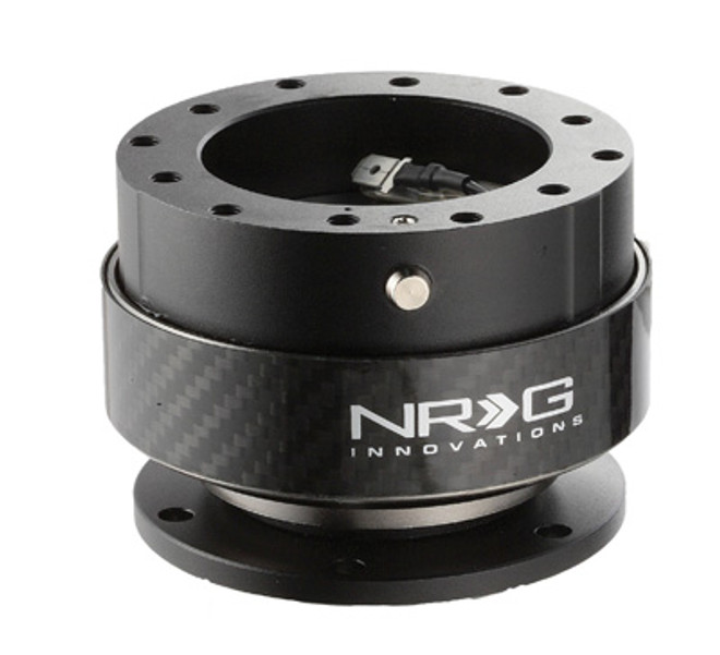 NRG Quick Release Gen 2.0 - Black Body/Black Carbon Fiber Ring
