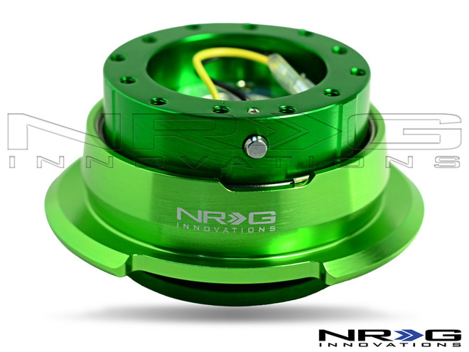 NRG Quick Release Kit Gen 2.8 (Green Body w/ Diamond Cut Ring)