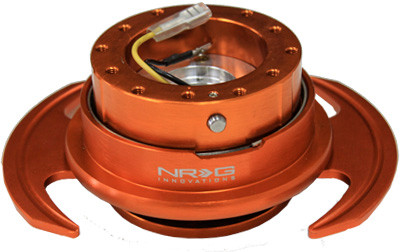 NRG Quick Release Kit Gen 3.0 - Orange Body/Orange Ring w/Handles