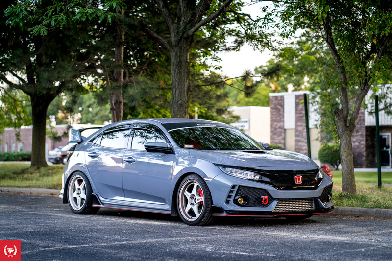 HKS coilover install on FK8 Type R